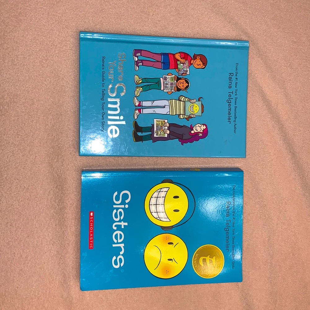 Raina Telgemeier Books sisters and share your smil